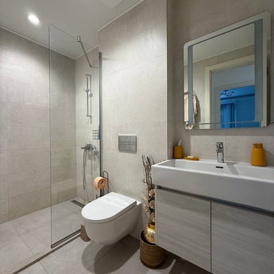 Rental of a bright 2-room apartment, 57 m², BW Aria, Belgrade Waterfront, Belgrade, Serbia